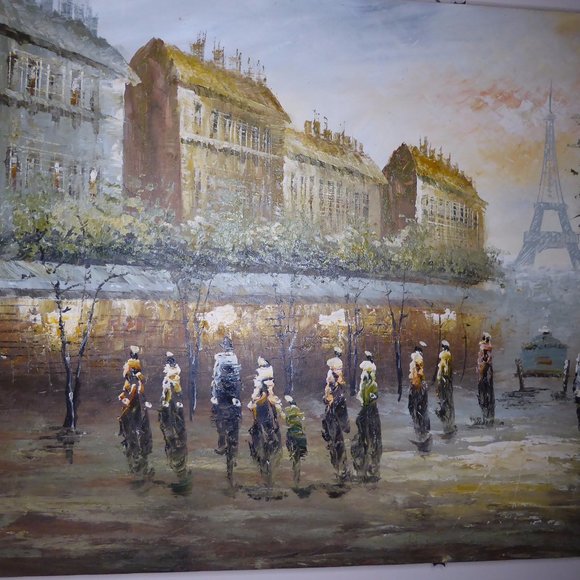 Hand Painted Oil Reproduction, 36" x 24" - Picture 3 of 4